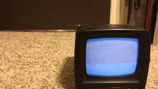 Jensen portable black and white tv