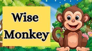 Wise Monkey|Short Story in English for Kids|English Moral Story#moralstories