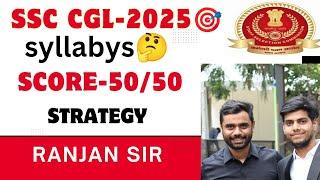 How to Crack Ssc cgl 2025 In 200 DaysSSC CGL/CHSL| syllabus|By Ranjan Sir #ssccgl#cgl