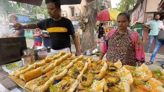 Vadapav Queen of Mumbai Selling Tandoor Vadapav | Indian Street Food