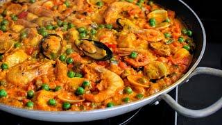 Easy paella recipe seafood