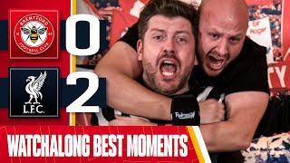 DARWIN NUNEZ WINNING GOAL!!! WILD SCENES! | Brentford 0-2 Liverpool | WATCHALONG BEST BITS!