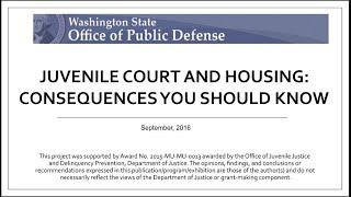 Juvenile Court and Housing: Consequences You Should Know