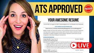  LIMITED-TIME SUMMER 2024 JOB SEARCH BOOTCAMP - Create The PERFECT ATS-Friendly Resume