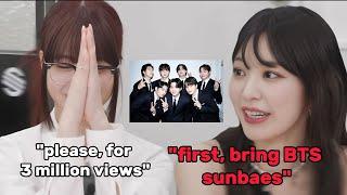 just Sakura pulling the "BTS popularity card" just to get a million views