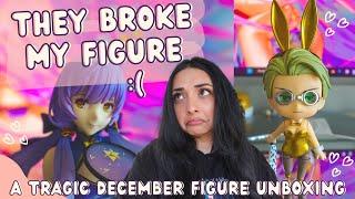 My December Anime Figure Unboxing (TRAGIC)  BROKEN FIGURES, BADLY DONE FIGURES AND TRAGEDY