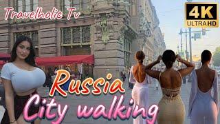 St. Petersburg City Walk: Exploring Nevsky Prospect and Russian Street Life (part 2)