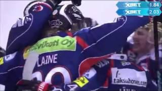 Patrik Laine ties the game 1 SECOND LEFT with amazing onetimer | Tappara-Kärpät 2016