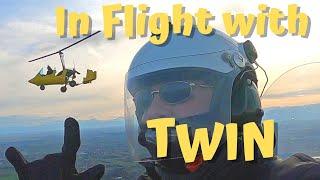 Gyrocopter - Autogiro ELA07 - Flying with TwinGyro in a Cold January Afternoon-Unlimited Visibility