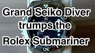 Grand Seiko Diver Trumps Rolex Submariner in 4k UHD