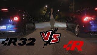 Super Charged Golf V R32  Vs Golf 7 R Streetrace at Striben