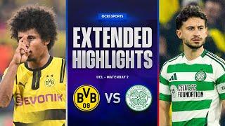 Borussia Dortmund vs. Celtic: Extended Highlights | UCL League Phase MD 2 | CBS Sports Golazo