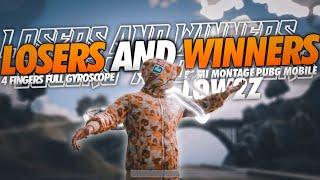 LOSERS  & WINNERS | 4 Fingers + Gyroscope | PUBG MOBILE Montage - OnePlus,9R,9,8T,7T,7,6T,N100