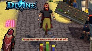 WE FINALLY MAXED!!! | ROAD TO COMPLETIONIST CAPE #11 | DIVINE RSPS + $25 PIN G/A