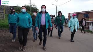 Recorrido secretarias de Hábitat y Ambiente por zona rural de la localidad de Ciudad Bolívar