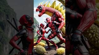 Deadpool & Wife’s Dino Park Adventure!  #Deadpool #FunnyShorts