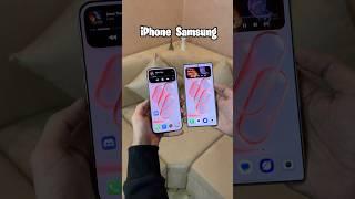 iOS 26 vs Samsung OneUI 8 - This is Beautiful ️