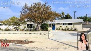 1653 W Chateau Pl • Anaheim • 92802