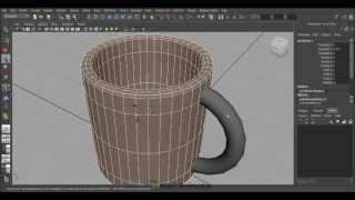 How to model a Cup in Autodesk Maya