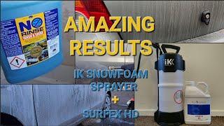 IK SNOWFOAM SPRAYER + SURFEX HD #detailing#valeting