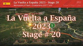 La Vuelta 2023, Stage 20 (Manzanares El Real - Guadarrama), course, route, profile, animation