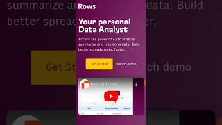 Unlock Your Personal Data Analyst with Rows Ai 