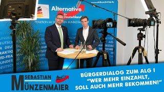 Bürgerdialog  mit Sebastian Münzenmaier - Lebensleistung von Arbeitnehmern berücksichtigen