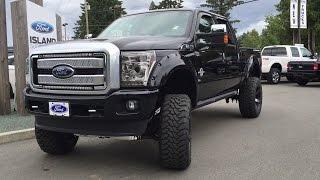 LIFTED 2016 Ford Super Duty F-350 Lariat Platinum SuperCrew 4X4 Review SRW | Island Ford