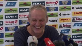 So herrlich reagiert Christian Streich auf einen Spielbericht der Badischen Zeitung