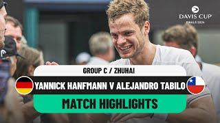 Yannick Hanfmann v Alejandro Tabilo Highlights | Germany v Chile Davis Cup 2024 Finals Group Stage