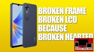 HOW TO FIX BENDED FRAME AND BROKEN LCD OPPO A17K