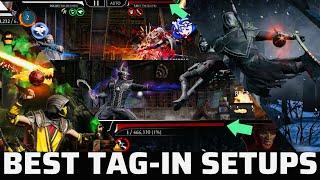 Tag-in Attack Characters & Equipment Setup Mortal Kombat Mobile | Fatal Black Dragon Tower 190-199