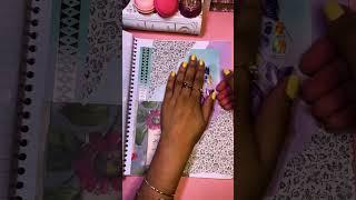 Junk Journal With Me  Pink Pixie Diary #junkjournal #journaling #shorts