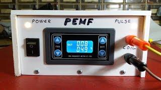 DIY PEMF (pulsed electromagnetic field) therapy device with signal generator module