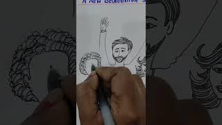 Good Bye 2024, Happy new year drawing 2025 #shortvideo#shorts #youtubeshorts #drawings #newyear2025