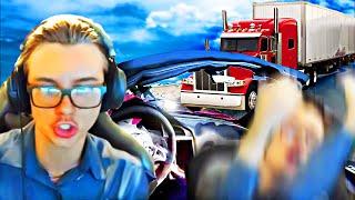 BeamNG but your dad's at the wheel