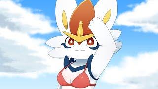 [Pokémon] Cinderace swimsuit