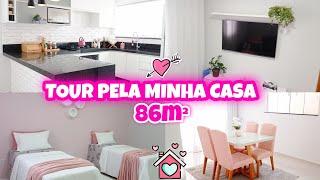 TOUR PELA MINHA CASA 86M² | MOSTREI COMO ELA FICOU DEPOIS DA AMPLIAÇÃO| FICOU LINDA| DETALHADO