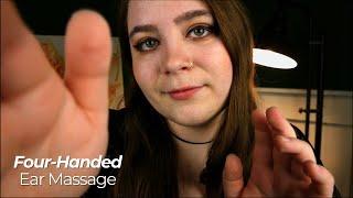 Four Handed Ear Massage (Both Ears at the Same Time!)  Personal Attention ASMR Roleplay