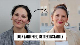 5 QUICK steps to LOOK GREAT (makeup, hair, style)