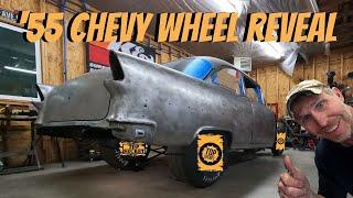 Montana Garage '55 Chevy Wheel Reveal! Plus - Ididit steering column install