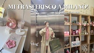 VADO A VIVERE A MILANO! I vlog trasferimento, room tour