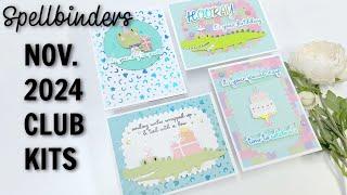 November 2024 Club Kit Card Class with Spellbinders