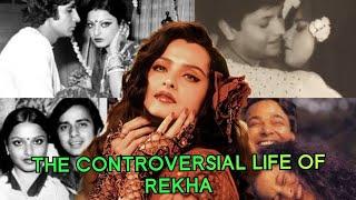 TRAGIC LIFE OF REKHA : FROM BEING MOLESTED AT 15 TO FALLING IN LOVE MULTIPLE TIMES & STILL SINGLE