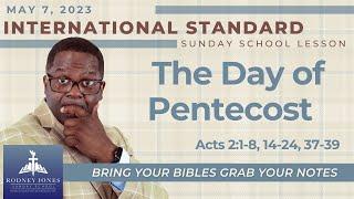 The Day of Pentecost, Acts 2:1-8, 14-24, 37-39, May 7, 2023, Sunday School (International/Standard)