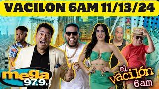 Mega 97.9 El Vacilón de la Mañana EN VIVO MIERCOLES 11/13/24