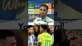 Rodrygo Revealed Why He Called Messi A Coward!