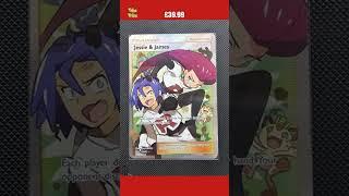 Jessie And James 68/68 Full Art Pokemon Card Hidden Fates Team Rocket