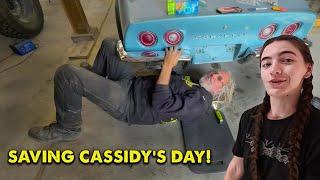 Checking Out Cassidy's New Shop! + What's Going on with Her Corvette?