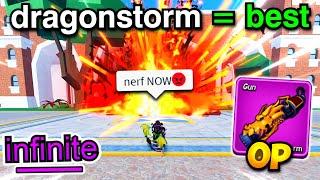 The NEW Dragonstorm Gun Is NOW Better Than EVERYTHING In Blox Fruits...